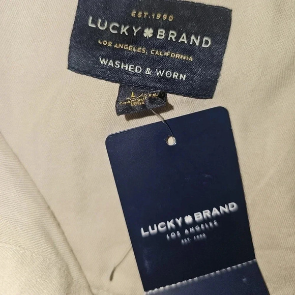Lucky Brand Washed And Worn Style Soft Button Down Shirt - Picture 4 of 6